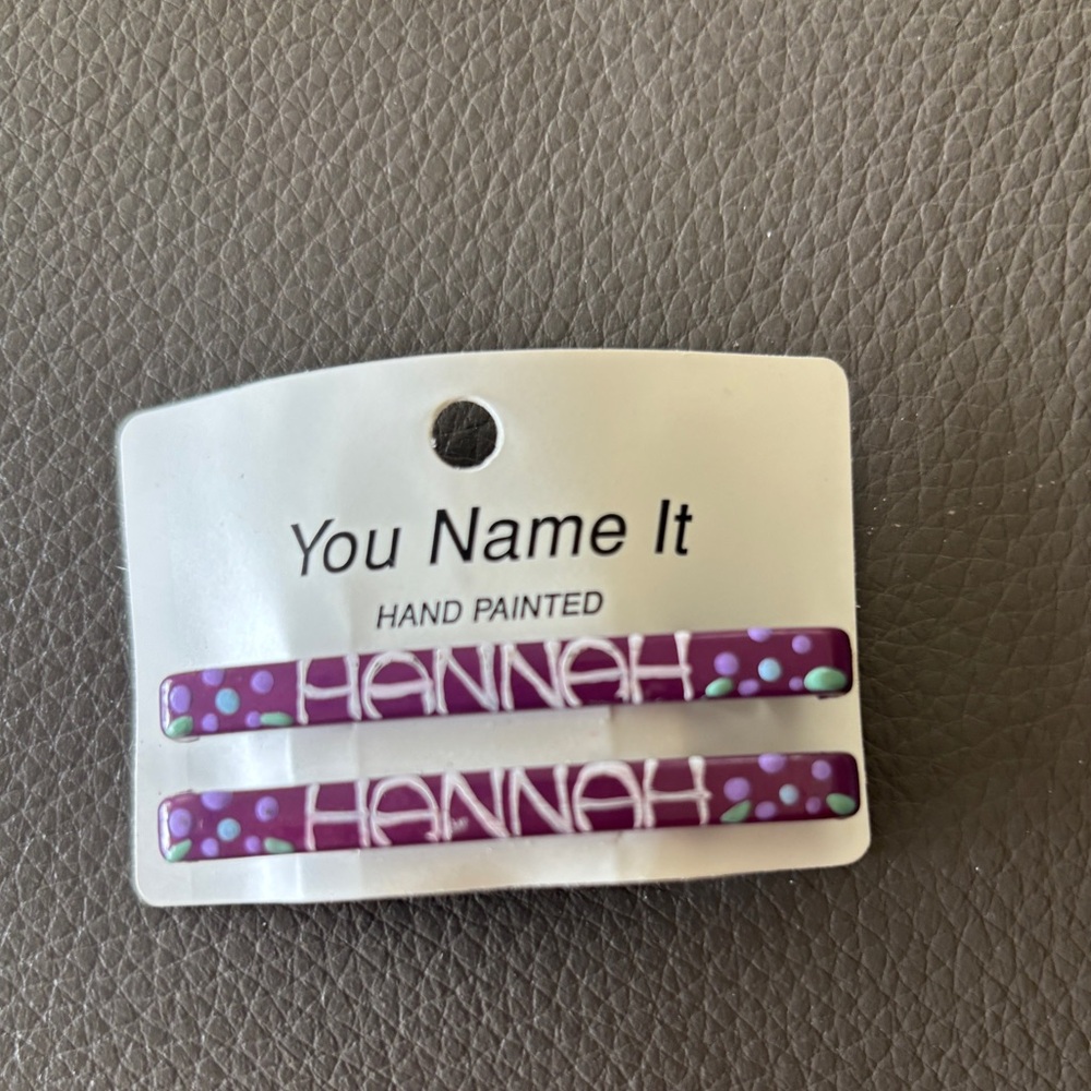 “Hannah” hair barrettes